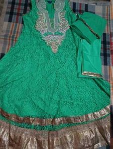 New Heavy Work Anarkali Kurti Set