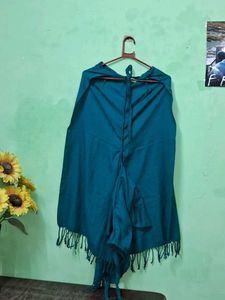 Teal Palazzo Pants with Tassels