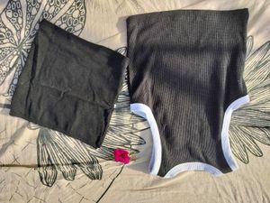 Cute Black Co-ord Set