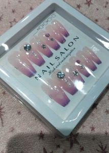 Purple Ombre Press-On Nails