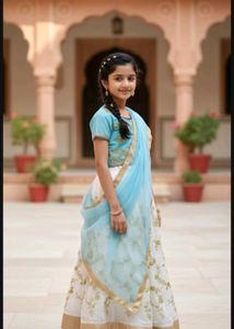 Girl&#39;s Ethnic Lehenga Choli set
