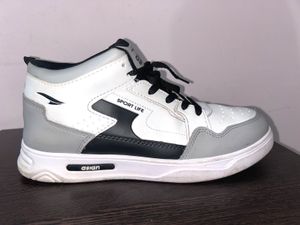 Stylish Sport Life High-Top Sneakers for Men – Whi