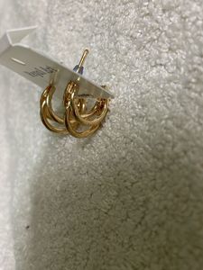 Regal Art Gold Hoop Earrings Anti Tarnish