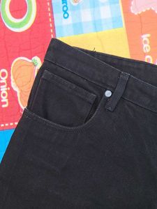 Black Straight Leg Jeans