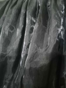 Black Ballon Silky Top