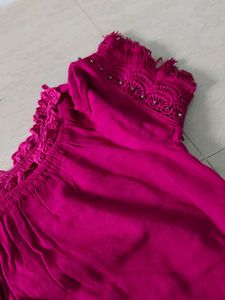 Cute Off Shoulder Crop Top