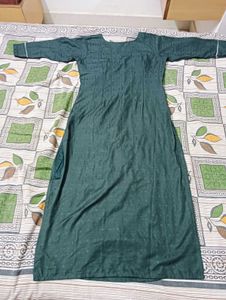 Dark Green Kurti Dress