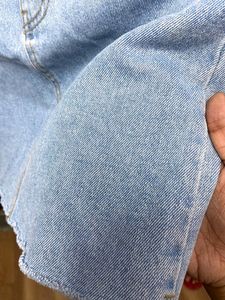 Denim High Waisted Skirt