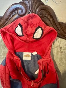 Marvel Spiderman Zip-Up Hoodie 2-3 Years