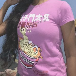 Pink Ramen Graphic Tee