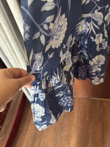 Indigo Floral Maxi Dress