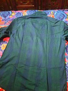 Roadster Checked Shirt Of Dark Blue nd Green