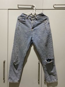 Ripped Light Wash Jeans