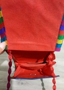 Embroidered Sling Bag