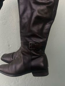 Leather Knee High Boots