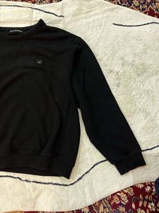 Acne Studios Black Crewneck Sweatshirt