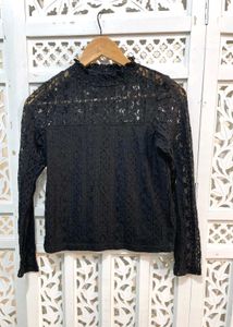 Black Lace Top B