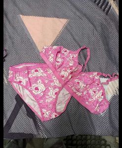 Floral Bra & Panty Set