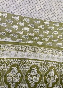 New Saree Bhavani Prints Cotton Doriya with Blouse