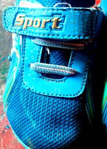 Sporty Blue Baby Shoes