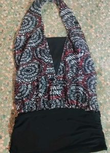 Halter Neck Back Style Top For Women..