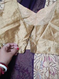Saree with blouse