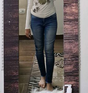 Navy Blue Denim Jeans/Jeggings