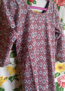 Vibrant Kalamkari Printed Kurti! ❤️