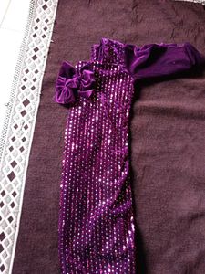 Purple Party Dress