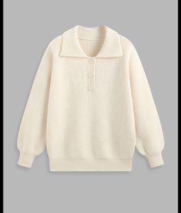 Cream Coloured Polo Pull Over