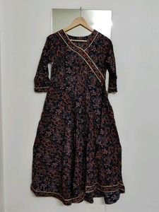 Floral Print Anarkali Kurti