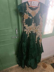 Bottle Green Gown