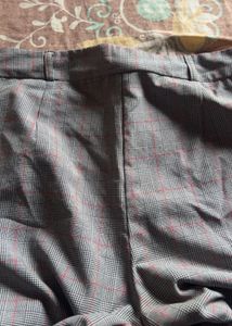 Trendyol Checked Plaid Trousers