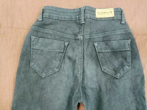 Charcoal Demin Jeans Bellbottom
