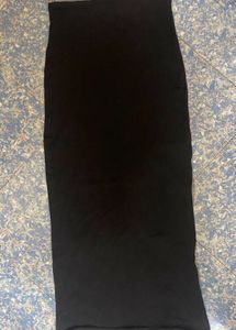 Black Skirt With Slit
