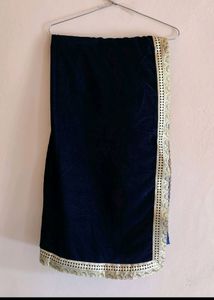 Velvet Fully Stitchd Lehnga Choli With Dupatta