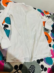 Women’s Transparent White Shirt XL