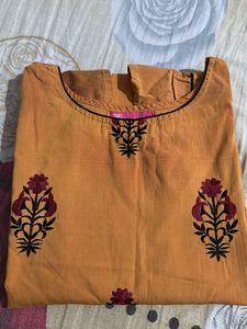 flower Embroidered Kurti