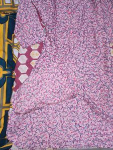 Floral Print kurta (with freebie)