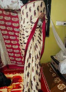 Elegant Printed Saree with blouse