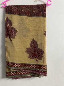 Beautiful Maroon Color Saree