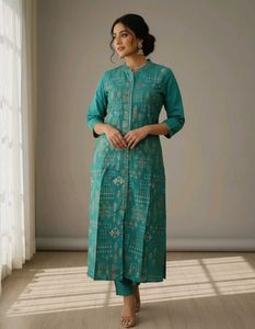 Elegant Green Kurta Set