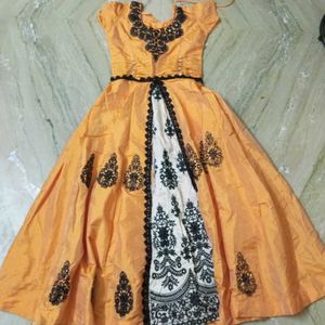 Orange Salwar Kameez