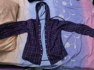 Convertible Hooded Buttoned Shirt