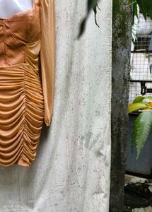 I. Ruched Bodycon Mini Dress