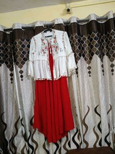 Red Sundress with jacket