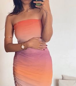 Ombre Bodycon Mini Dress