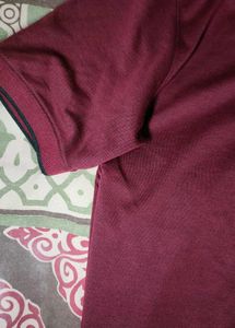 Peter England Marun Polo Tee
