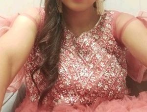 Pink Embellished Party Dress