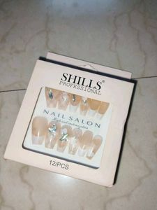 Nude Nails With Stones